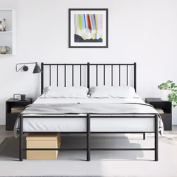 VidaXL 841752 nightstand/bedside table Black