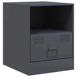 VidaXL 841755 nightstand/bedside table Anthracite