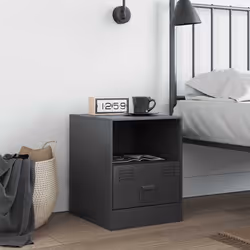 VidaXL 841755 nightstand/bedside table Anthracite