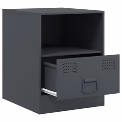 VidaXL 841755 nightstand/bedside table Anthracite - Additional view 7