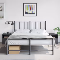 VidaXL 841756 nightstand/bedside table Anthracite
