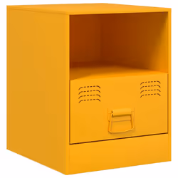 VidaXL 841758 nightstand/bedside table Yellow - Additional view 6