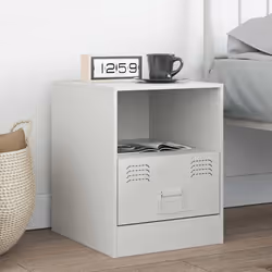 VidaXL 841761 nightstand/bedside table White