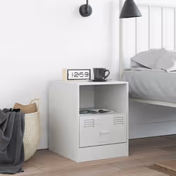 VidaXL 841761 nightstand/bedside table White