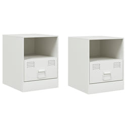 VidaXL 841762 nightstand/bedside table White