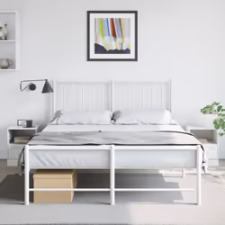 VidaXL 841762 nightstand/bedside table White - Additional view 2