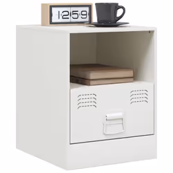 VidaXL 841762 nightstand/bedside table White - Additional view 3