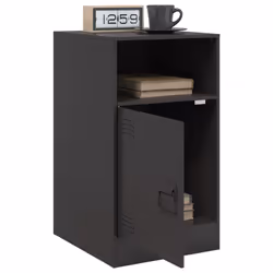 VidaXL 841763 nightstand/bedside table Black - Additional view 4