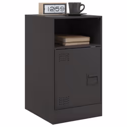 VidaXL 841763 nightstand/bedside table Black - Additional view 5