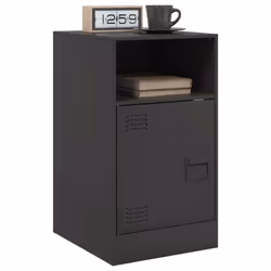 VidaXL 841764 nightstand/bedside table Black