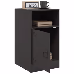 VidaXL 841764 nightstand/bedside table Black - Additional view 4