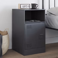 VidaXL 841767 nightstand/bedside table Anthracite