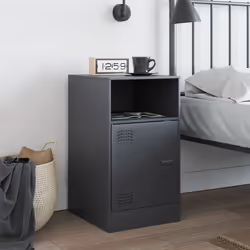 VidaXL 841767 nightstand/bedside table Anthracite