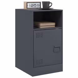 VidaXL 841767 nightstand/bedside table Anthracite - Additional view 4