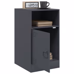 VidaXL 841767 nightstand/bedside table Anthracite - Additional view 5