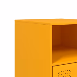 vidaXL Bedside Cabinets Bed Table Nightstand Side Table Bed Cabinet Steel - mustard yellow, 2 pcs - Additional view 10