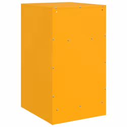 vidaXL Bedside Cabinets Bed Table Nightstand Side Table Bed Cabinet Steel - mustard yellow, 2 pcs - Additional view 8