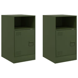 VidaXL 841772 nightstand/bedside table Olive