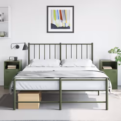 VidaXL 841772 nightstand/bedside table Olive