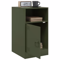 VidaXL 841772 nightstand/bedside table Olive - Additional view 4