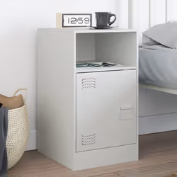 VidaXL 841773 nightstand/bedside table White