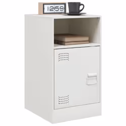 VidaXL 841774 nightstand/bedside table White - Additional view 4