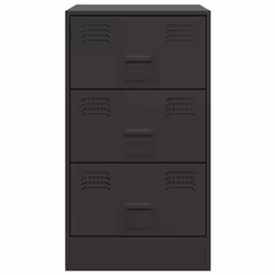 VidaXL 841776 nightstand/bedside table Black - Additional view 5