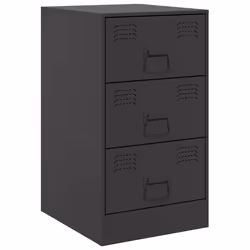 VidaXL 841776 nightstand/bedside table Black - Additional view 6