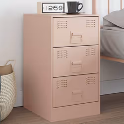 VidaXL 841778 nightstand/bedside table Pink