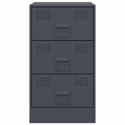 VidaXL 841780 nightstand/bedside table Anthracite - Additional view 6