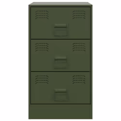 VidaXL 841784 nightstand/bedside table Olive - Additional view 6
