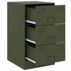 VidaXL 841784 nightstand/bedside table Olive - Additional view 7