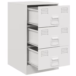 VidaXL 841785 nightstand/bedside table White - Additional view 7