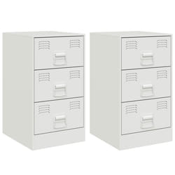 VidaXL 841786 nightstand/bedside table White