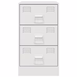 VidaXL 841786 nightstand/bedside table White - Additional view 5