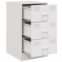 VidaXL 841786 nightstand/bedside table White - Additional view 7