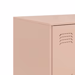 vidaXL Sideboard Living Room Storage Cupboard Cabinet Highboard Pink Steel - pink - Additional view 10