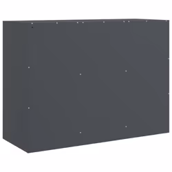 vidaXL Sideboard Storage Cupboard Side Cabinet Highboard Mustard Yellow Steel - anthracite - Additional view 8