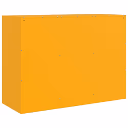 vidaXL Sideboard Storage Cupboard Side Cabinet Highboard Mustard Yellow Steel - mustard yellow - Additional view 8
