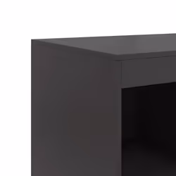 vidaXL Highboard Sideboard Side Cabinet Home Storage Cupboard Anthracite Steel - black - Additional view 9