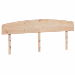vidaXL Headboard Home Decor Bedroom Bed Header Bed Headboard Solid Wood Pine - natural, 200 cm