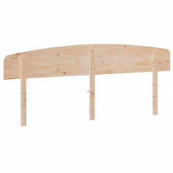 vidaXL Headboard Home Decor Bedroom Bed Header Bed Headboard Solid Wood Pine - natural, 200 cm - Additional view 5