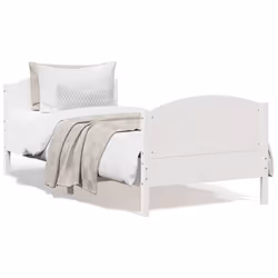 VidaXL 842563, White, 1055 mm, 2.06 m, 745 mm, 1400 x 2000 mm, 1 pc(s)