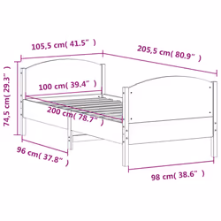 VidaXL 842563 bed frame - Additional view 8