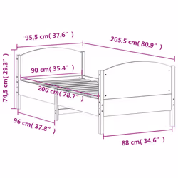 VidaXL 842569 bed frame - Additional view 8