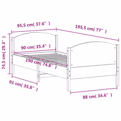 VidaXL 842570 bed frame - Additional view 7