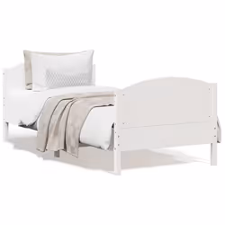 VidaXL 842571, White, 95.5 cm, 195.5 cm, 74.5 cm, 900 x 1900 mm, 1 pc(s)