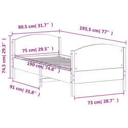 VidaXL 842574 bed frame - Additional view 8