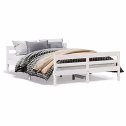 VidaXL 842791, White, 125.5 cm, 2.07 m, 57 cm, 1200 x 2000 mm, 1 pc(s)