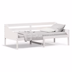 VidaXL 842835, Sofa bed, White, Pinewood, 2055 mm, 1055 mm, 760 mm